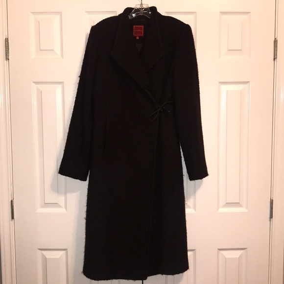 Cole Haan Jackets & Blazers - Cole Haan City Wool Knit Wrap Trench